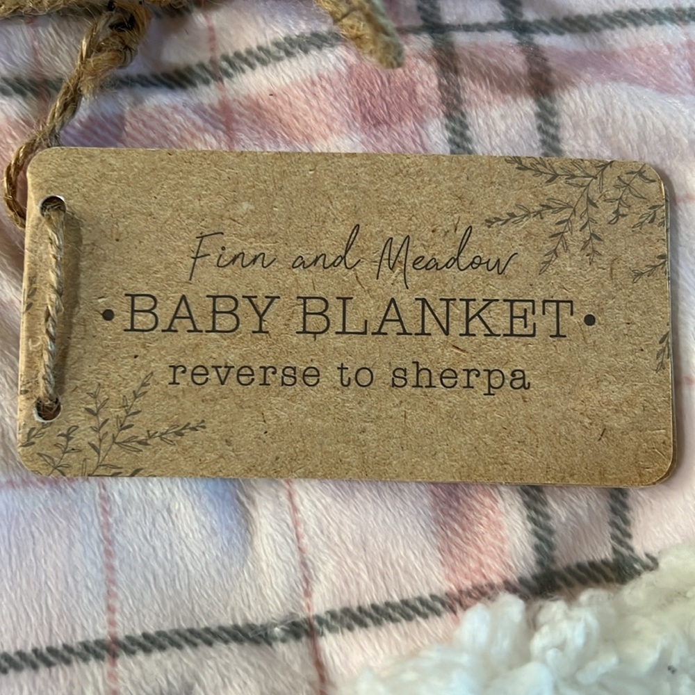 Finn and Meadow Baby Blanket - Picture 2 of 3